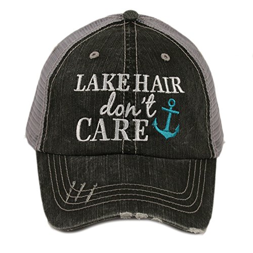 Lake Hair Don't Care Women's Trucker Hat Cap by Katydid