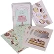 Cavallini Sweet Treats Glitter Carte Postale Postcards - 12 in Tin