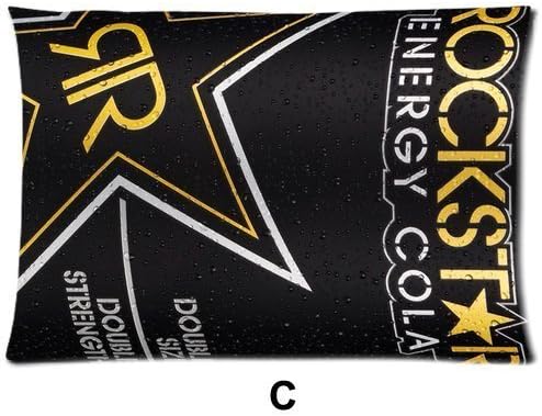 Libra Girl Butuku Rockstar Energy Drink Cola Custom Pillowcase Cover Two Side Picture Size 16X24 Inch