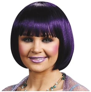 Enigma Wigs Women's Cheerleader, Indigo, One Size