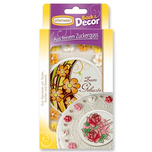 Dekor-Schild - Zum Geburtstag - Dekor-Schild - Zum Geburtstag -