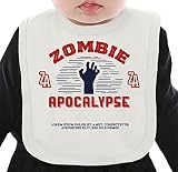 Zombie apocalypse ネクタイを有する有機ビブ Medium