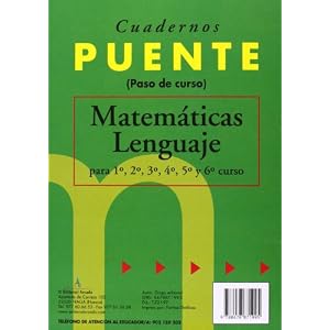 Cuaderno De Matemáticas. Puente 6º Curso Primari