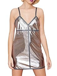 Girls A-line Checkered Print Leather/Polyester Cutout Vintage Above the Knee Short Sleeveless  Dress