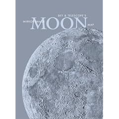 Sky & Telescope's Mirror-Image Moon Map Laminated