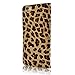 iPhone 5 5S case Leopard Print, Umiko(TM) Leopard Skin Design Wallet Case for iPhone 5 5S Suit for Teen Girls Flip Leather Cover Folio Pouch Bling Crystal Magnetic Clasp Card Slot-Brown
