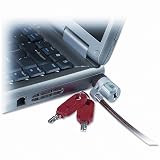 Kensington Products - Kensington - Microsaver DS Laptop Lock, Silver - Sold As 1 Each - Disc lock with carbon tempered steel core cable, external braided steel sheath, and patented T-bar locking mechanism. - Attaches to laptop and computer devices security slot. - Protect your hardware and identity from theft.