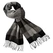 Men's Merona&reg; Buffalo Check Woven Scarf - Grey