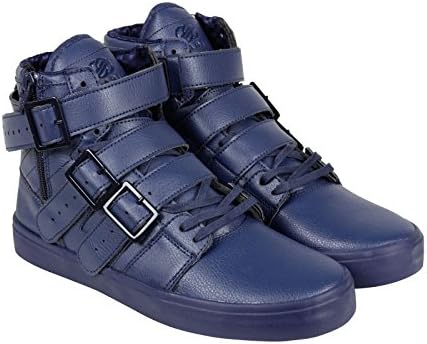 Radii Men's Straight Jacket VLC Fashion Sneaker,Triple Navy Waxed Pebble Lether,10.5 M US