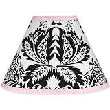 Pink and Black Sophia Lamp Shade by JoJo Designs by JoJo Designs
