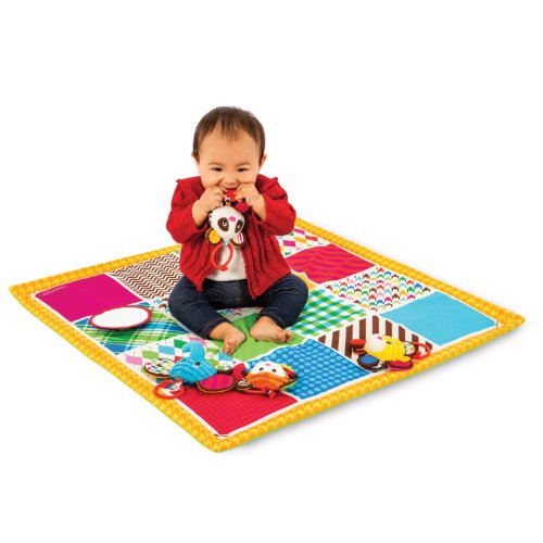 NEW Infantino Safari Fun Twist and Fold Activity Gym and Play Mat For