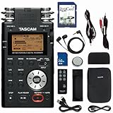 Tascam DR100 Digital Recorder with 8GB SDHC Card, Ear Buds, and 1/8