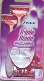 Razors & Blades-Triple Blade Disposable Women's Razor Blade. *Compared to Gillette VENUS 3 *TM. 4 to a Pack