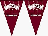 Mississippi State Bulldogs Party Pennants - 50 Foot String