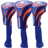 NHL New York Islanders 3-Pack Contour Fit Golf Club Headcovers - Royal Blue