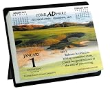 2013 Golf Hint a Day - Daily Date Desk Calendar with an Easel and a Separate Golf Tip for Each Day