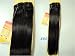 Personal Health Care : 18' Clip in clip on 100% natural protein Hair Extensions add on, 1B