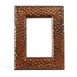 Handmade Mango Wood Standing or Hanging 4 x 6 Dimple Picture Frame
