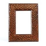 Handmade Mango Wood Standing or Hanging 4 x 6 Dimple Picture Frame