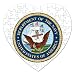 Jigsaw Puzzle Heart of U.S. Navy Logo (United States Department of the Navy)