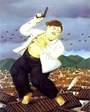 Completely Handpainted HQ Reproduction Painting - by Botero, Repro-RQ5888 Custom Order, Old Master's Classic Art, No Print, No Poster, No Giclee, Simply Painted by Hands, with Option to Paint from Any Other Favorite Photograph or Picture, Unframed, Size 26 x 35 inches