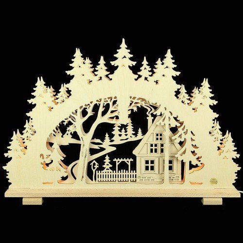 Lichterbogen Erzgebirge 3D Erzgebirgshaus
