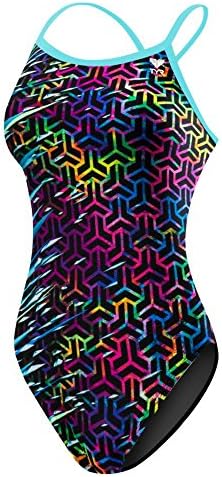 TYR Synergy Diamondfit Swimsuit, Multicolor, 24