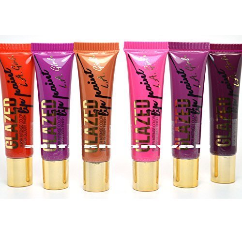 La girl 6 lip glazed dark fall collection paint gloss super inten…