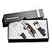 Erayco Premium Wine Opener Set - Includes Rosewood Corkscrew Opener, Wine Aerator Pourer, and Vacuum Wine Stopper