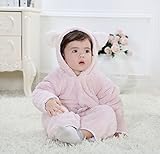 【ノーブランド品】 ベビー カバーオール アニマル ロンパース 赤ちゃん 動物 着ぐるみ 新生児 ～ 1歳半 クマ ウサギ ヒツジ (90cm, ウサギ)