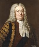 Portrait Of Sir Robert Walpole by Jean Baptiste Van Loo. Art Print GICLEE on CANVAS 16.25 inches width by 18 inches height. Highest Quality