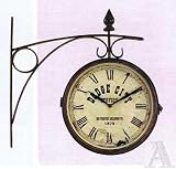 Western Dodge City Railroad Double Sided Clock