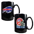 Buffalo Bills NFL 2pc Coffee Mug Set-Helmet/Primary Logo
