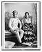 Historic Print (L): Dato Mandi & wife, Zamboanga, P.I.Datto Mandi & wife, Zamboanga, P.I.