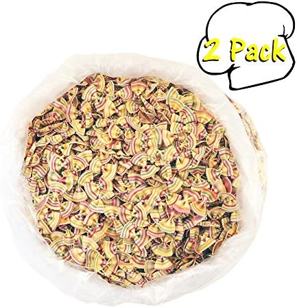 Italian "Donne del Grano" Rainbow Bowtie Pasta, Bulk 2.5 Kg Bag, 2 Per Case