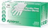 Safe-Touch Powder Free Vinyl Exam Gloves, Large - 100/Box