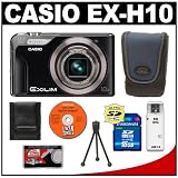 Search : Casio Exilim EX-H10 High Speed Digital Camera + 16GB Card + Case + Accessory Kit