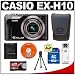 Casio Exilim EX-H10 High Speed Digital Camera + 16GB Card + Case + Accessory Kit
