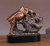 Wall Street Bull and Bear Duel Statue