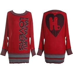 Harajuku Lovers - Twiggy Sweater -- Light Red (L)