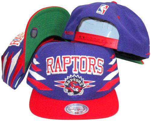 Toronto Raptors Diamond Two Tone Plastic Snapback Adjustable Snap Back Hat / Cap