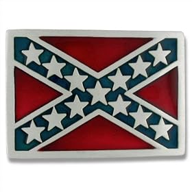 Confederate Flag Belt Buckle