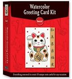 Watercolor Greeting Card Kit: Banzai!: Everything You Need to Create 10 Unique Note Cards for Any Occasion with Other and Pens/Pencils and Paint Brush (Watercolor Greeting Card Kits)