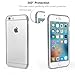iPhone 6 / 6S Screen Protector with TPU Case, BTGGG 0.2mm Full Screen Anti-Scratch Tempered Glass White + 0.8mm Soft TPU Transparent Case for iPhone 6 / 6S 4.7 inch