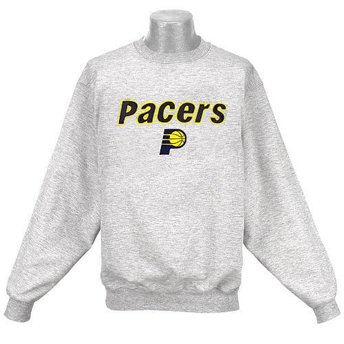 INDIANA PACERS BASKETBALL SWEATSHIRT SEWN LOGO NEW XXL