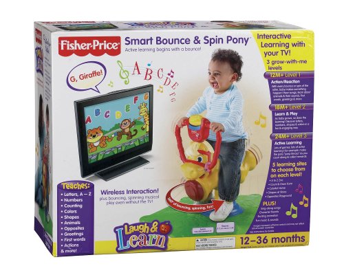 Fisher-Price Laugh & Learn Smart Bounce & Spin Pony