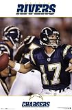 PHILIP RIVERS SAN DIEGO CHARGERS POSTER 22.5x34 #4055