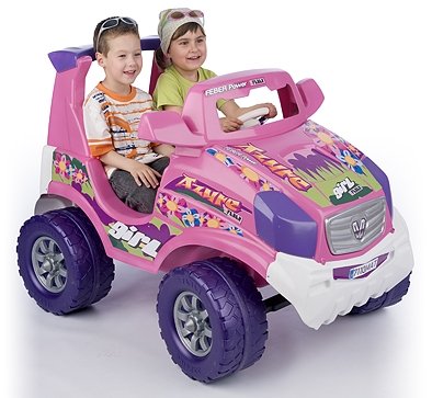 Childrens Toyshop  Toys : FEBER Matador 12v Battery Powered Jeep Girls