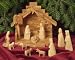 Nativity Set figures - Simple (without stable). Hand-carved from olive wood in the Holy Land. Height 11 cm._s-1
