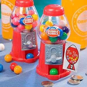 Dubble Bubble gumball machine favors, 72